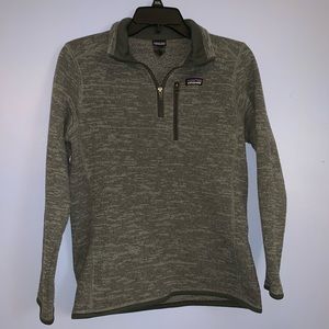 boys gray Patagonia fleece